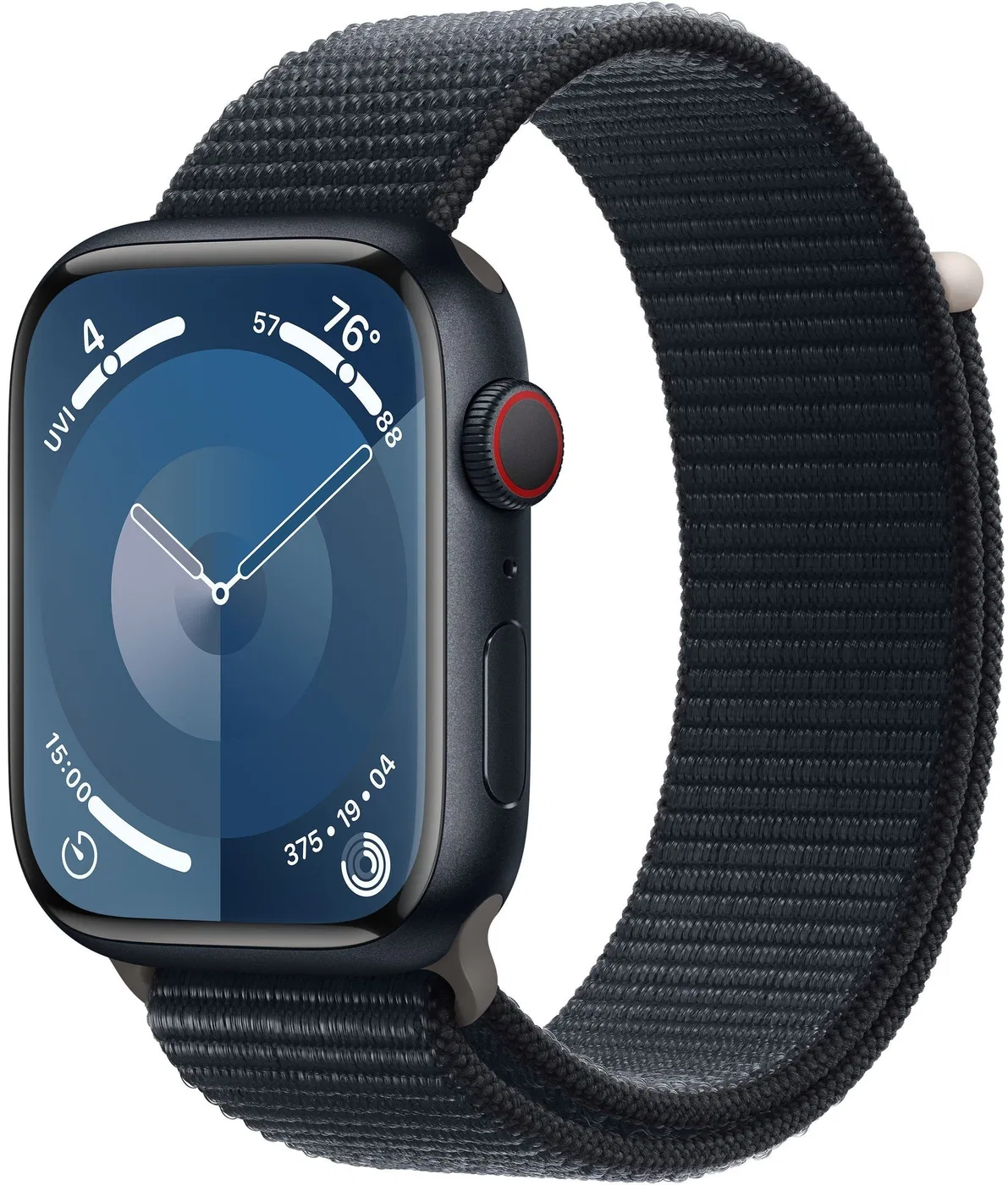 Smartwatch Apple Watch 9 GPS + Cellular 45mm Midnight Alu Sport Loop Granatowy  (MRMF3KS/A)