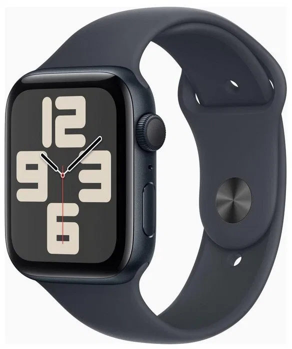 Smartwatch Apple Watch SE GPS 44mm Midnight Alu Sport M/L Czarny (MXEK3ET/A)