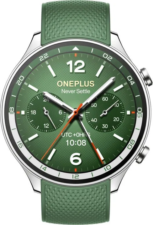 OnePlus Watch 2R 3,63 cm (1.43") AMOLED 46 mm Cyfrowy 466 x 466 px Ekran dotykowy Zielony Wi-Fi GPS