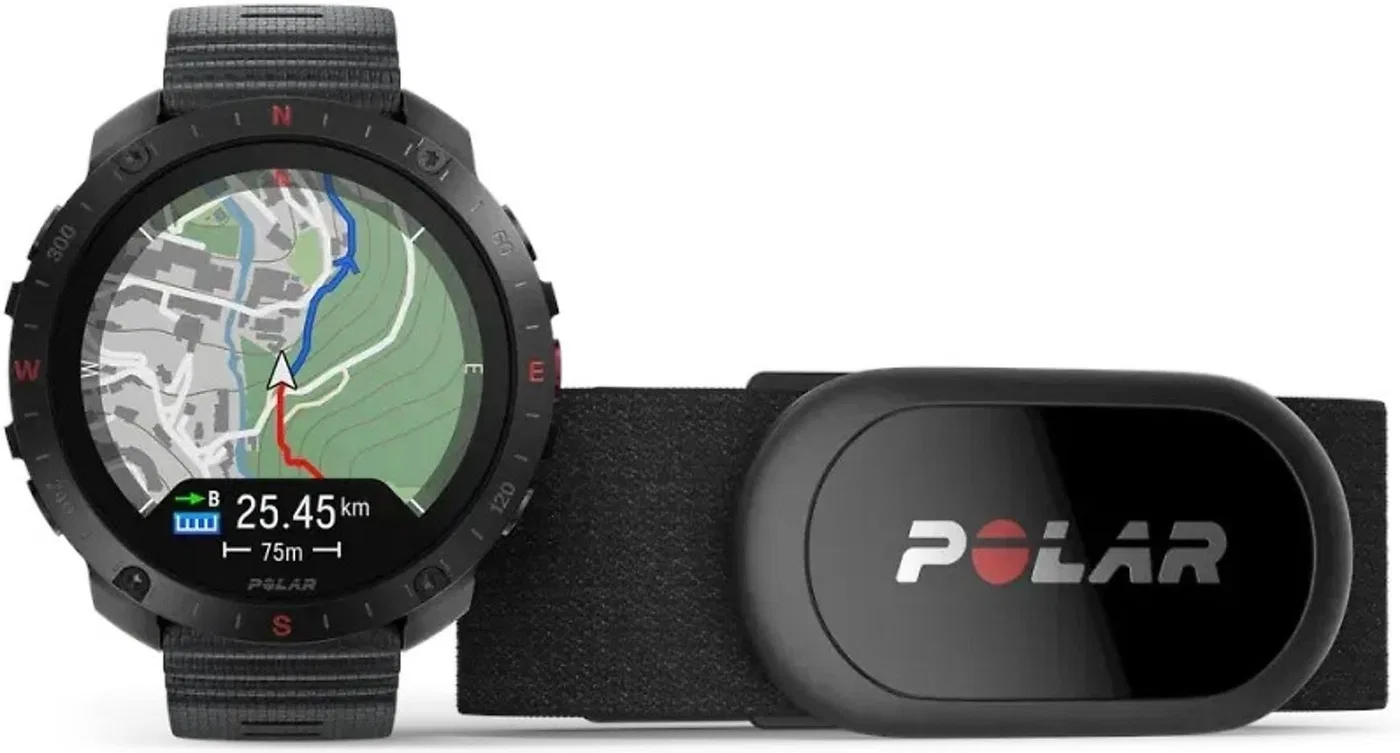 Zegarek sportowy Polar POLAR GRIT X2 PRO Juodas/Juodas with HR