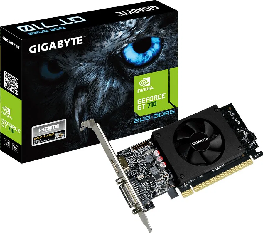 Karta graficzna Gigabyte GeForce GT 710 2GB DDR3 (GV-N710D3-2GL 2.0)