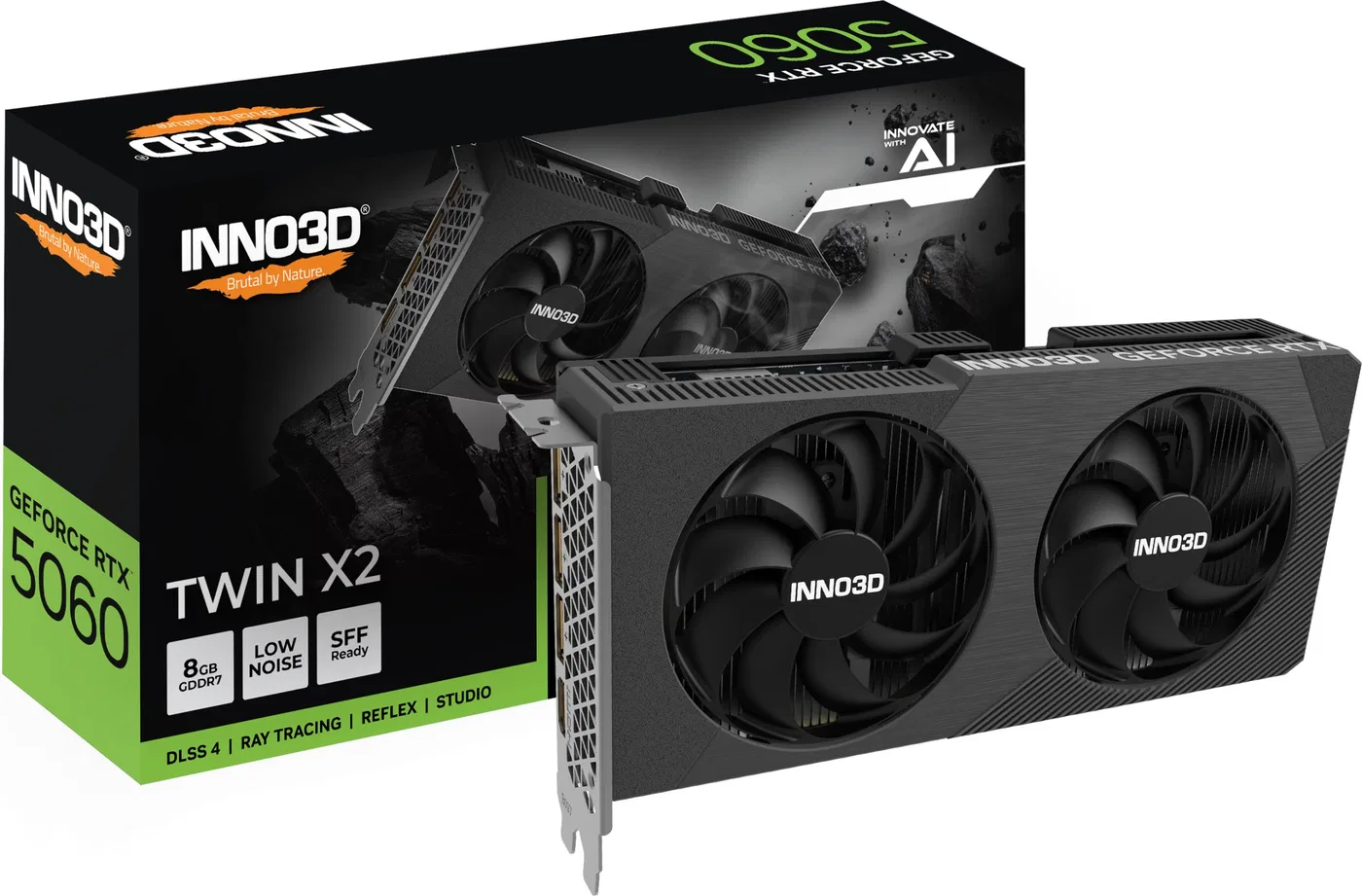 INNO3D RTX5060 Twin X2 8GB GDDR7 N50602-08D7-195071N retail