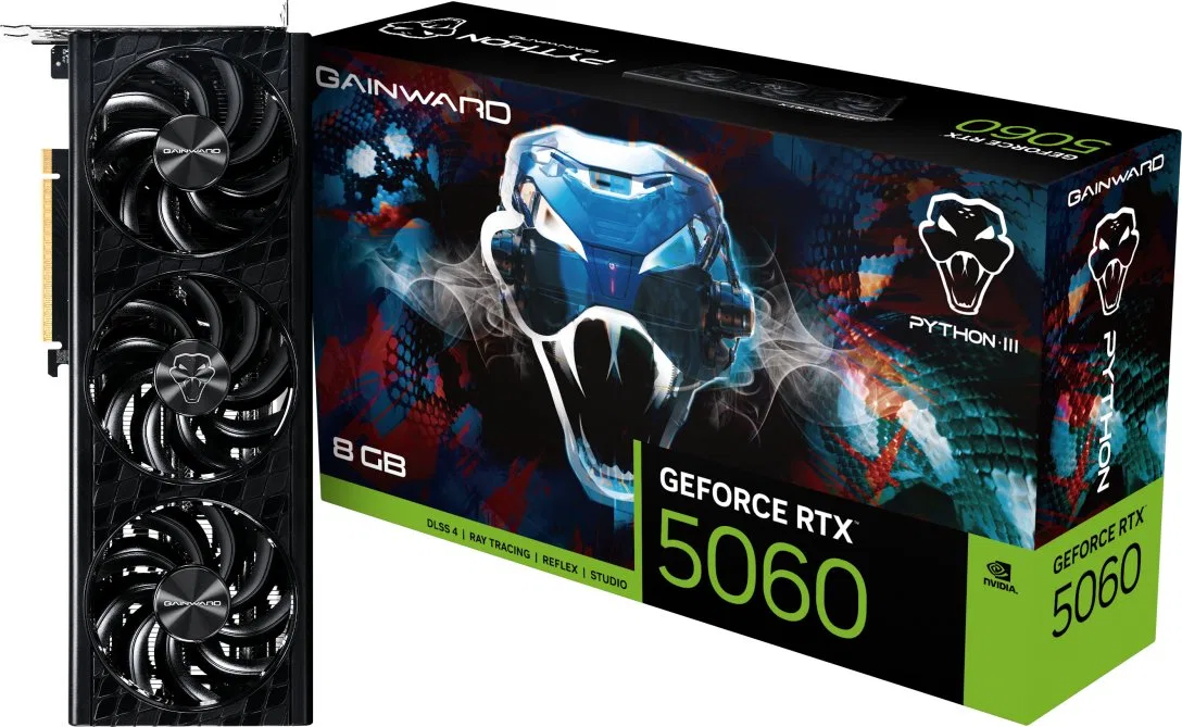 Gainward GeForce RTX 5060 Python III NVIDIA 8 GB GDDR7