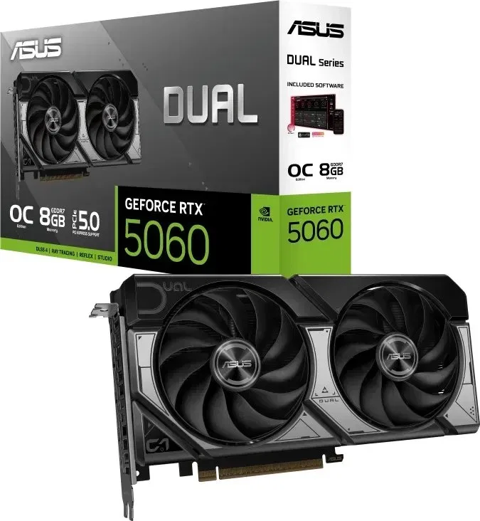 Karta graf. ASUS DUAL RTX 5060 8GB OC