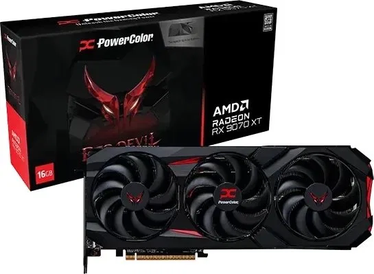 RX 9070 XT 16GB Powercolor Radeon Red Devil Special Edition OC GDDR6 3 Fan