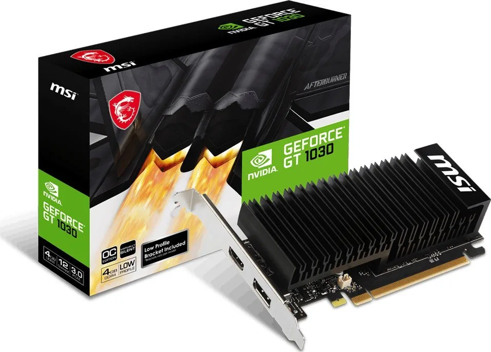 Karta graficzna MSI GeForce GT 1030 4GHD4 LP OC 4GB DDR4