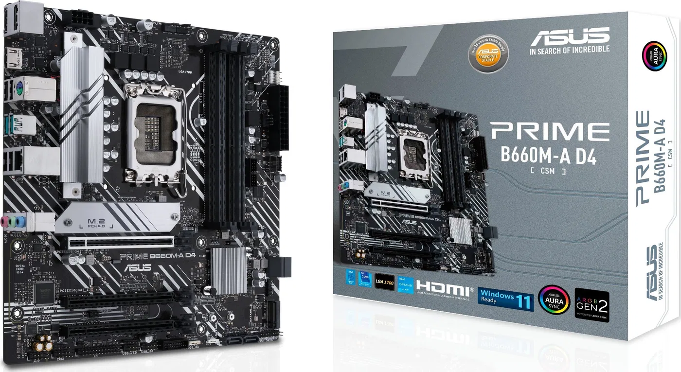 Płyta główna Asus Prime B660M-A D4-CSM