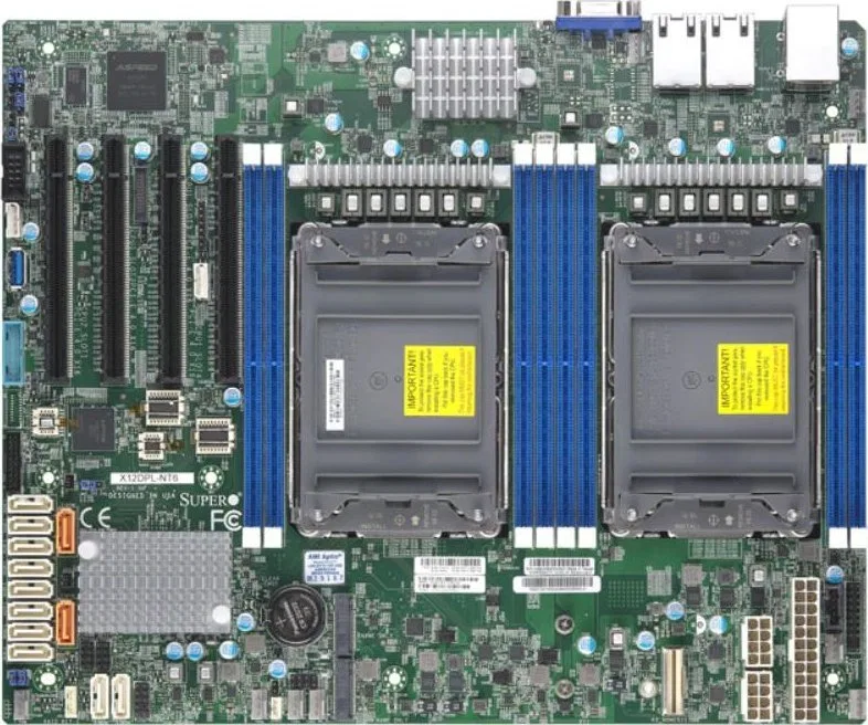 Płyta główna SuperMicro Supermicro Mainboard X12DPL-NT6 ATX Dual Sockel 4189 Bulk