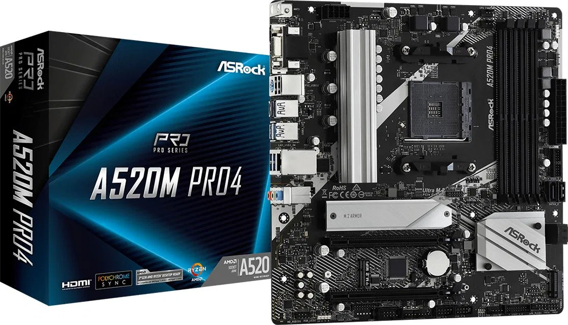 Płyta główna ASRock A520M PRO4