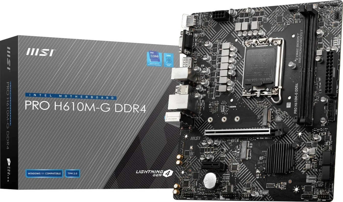 Płyta główna MSI PRO H610M-G DDR4