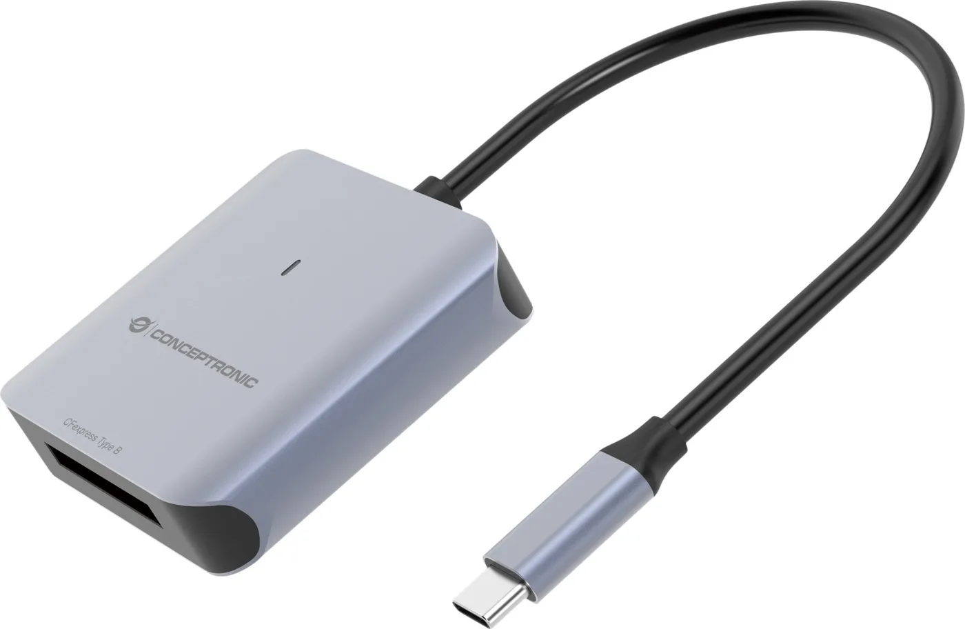 Conceptronic BIAN08G czytnik kart USB 3.2 Gen 2 Type-C Szary