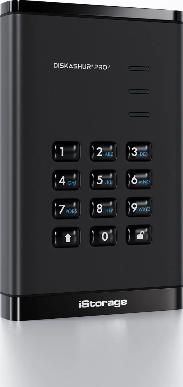 iStorage diskAshur PRO3 1TB - Festplatte - 2,5" (IS-DAP3-256-1000-F)