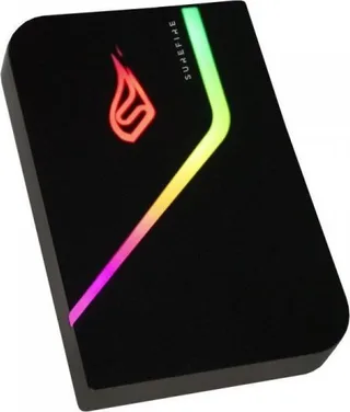 Dysk zewnętrzny SSD Surefire Dysk zewnętrzny SSD SureFire PyroDrive Gaming 1TB USB 3.2 Gen 1 (460/440 MB/s) czarny