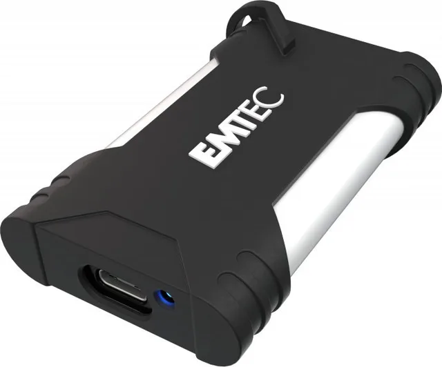 Dysk zewnętrzny SSD Emtec X210G 500GB Czarno-biały (ECSSD500GX210G)
