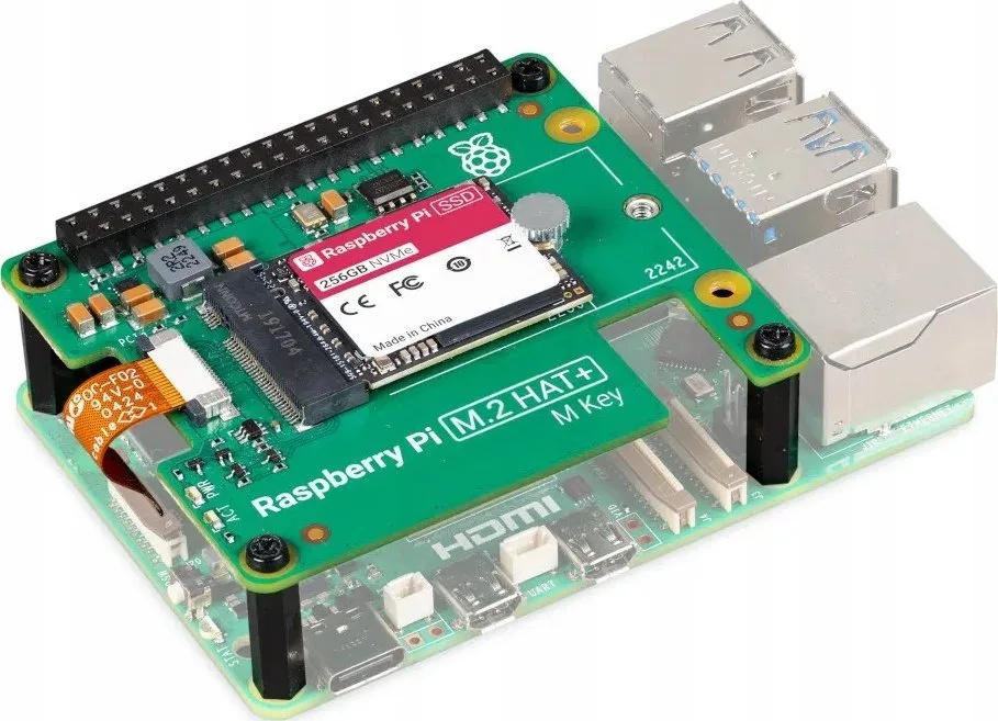 Raspberry Pi SSD Kit 256GB - rinkinys su SSD disku, skirtu Raspberry Pi 5