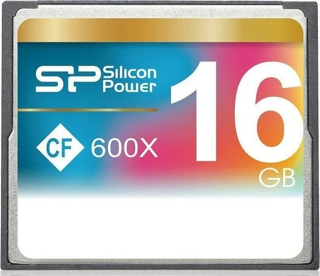 Karta Silicon Power 600x Compact Flash 16 GB  (SP016GBCFC600V10)