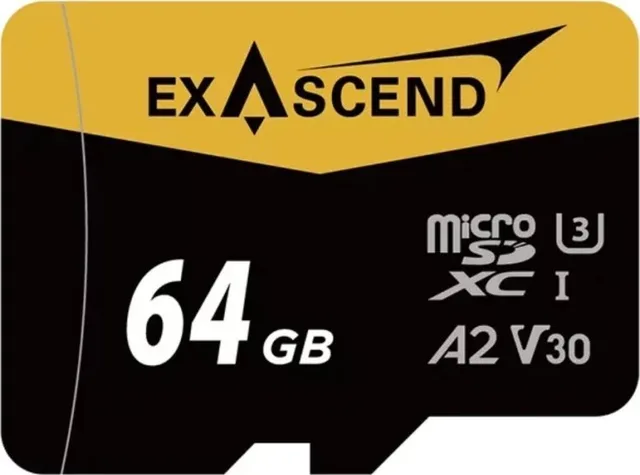 Karta ExAscend Catalyst MicroSDXC 256 GB UHS-I/U3 A2 V30 (EX256GUSDU1-AD)