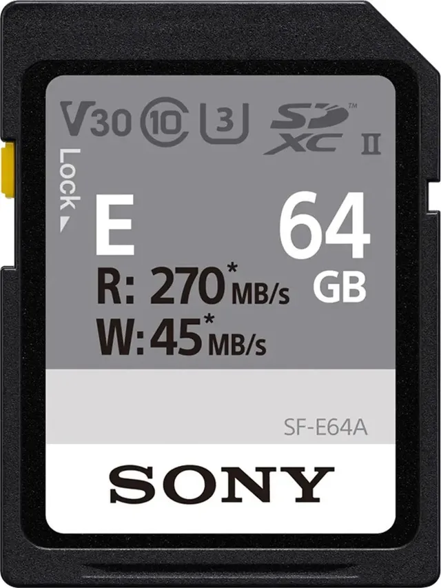 Karta Sony SF-E SDXC 128 GB Class 10 UHS-II/U3 V60 (SFE128A)
