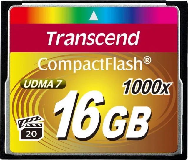 Karta Transcend 1000x Compact Flash 64 GB  (TS64GCF1000)