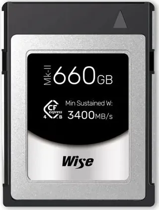 Karta Wise CFX4-B CFexpress 660 GB  (WI-CFX4-B660PM2)