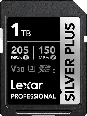 Lexar SDXC Professional SILVER Plus 1066x UHS-I/U3/A2/4K R205/W150 (V30) 1TB